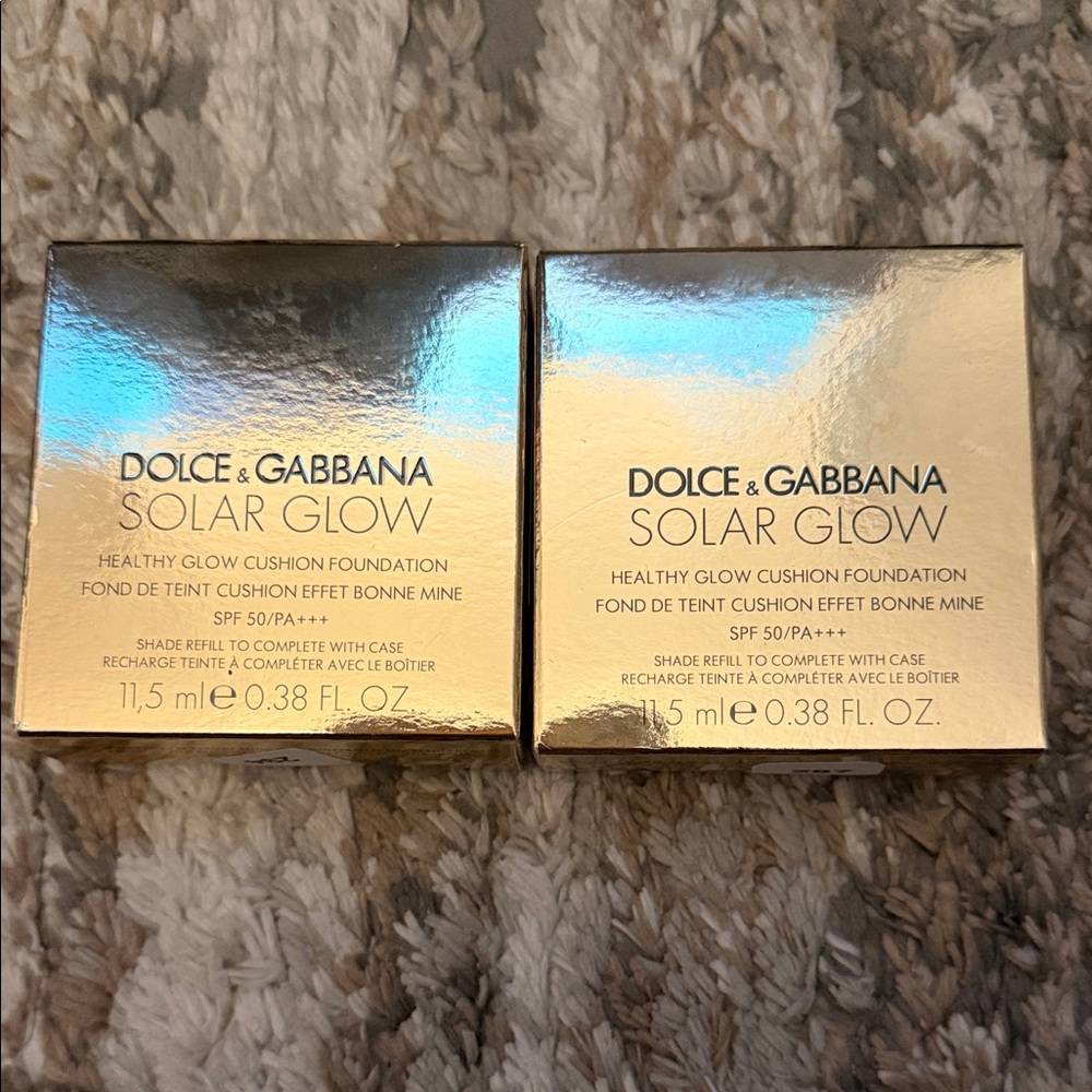 Dolce & Gabbana Solar Glow Foundation in Gold Packaging